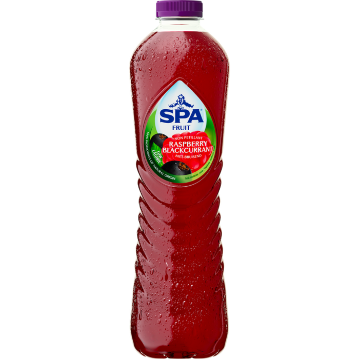 SPA FRUIT RASPBERRY BLACKCURRANT PET 24x40cl