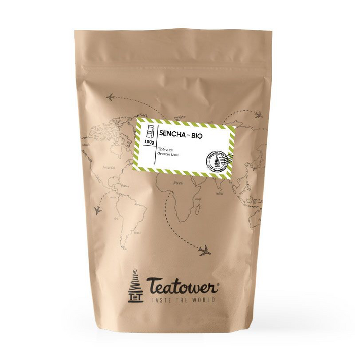 TEATOWER VERT SENCHA 25p