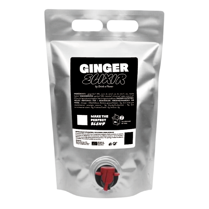 DRINK A FLOWER GINGER BIB 3L