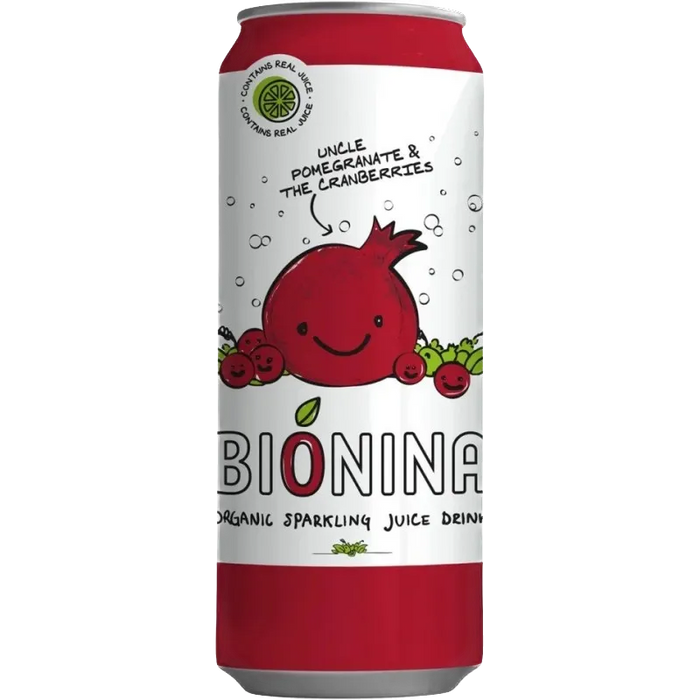 BIONINA POMEGRANATE CRANBERRIES 12x33cl CAN