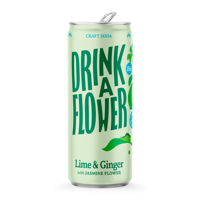 DRINK A FLOWER LIME GINGER 12X25cl