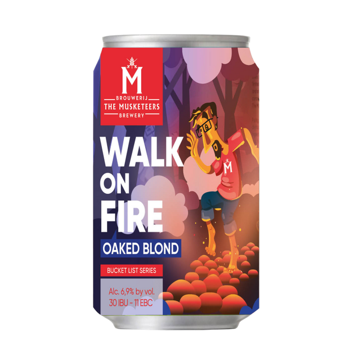 WALK ON FIRE - MUSKETEERS 24x33cl CAN