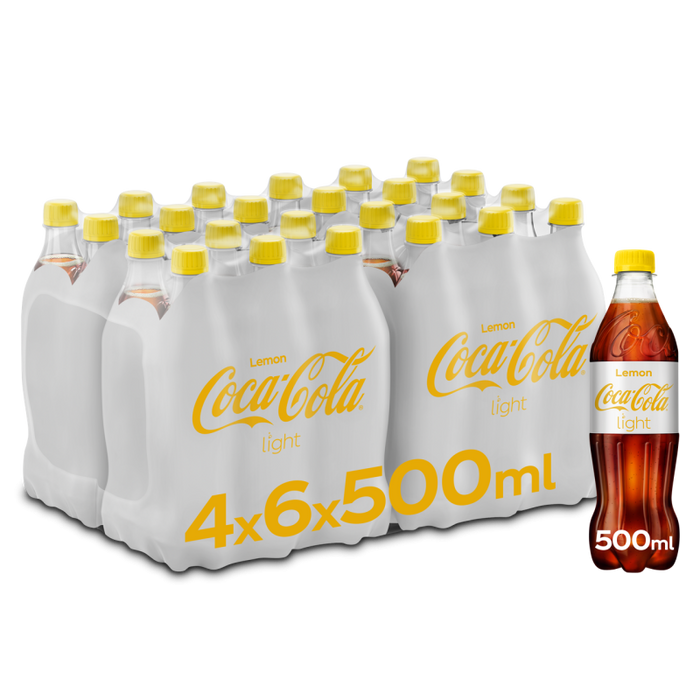 COCA LIGHT LEMON PET 24x50cl