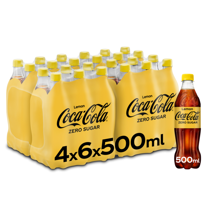 COCA ZERO LEMON PET 24x50cl