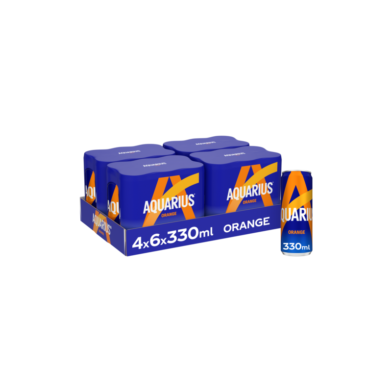 AQUARIUS DAILY ORANGE 24x33cl CAN