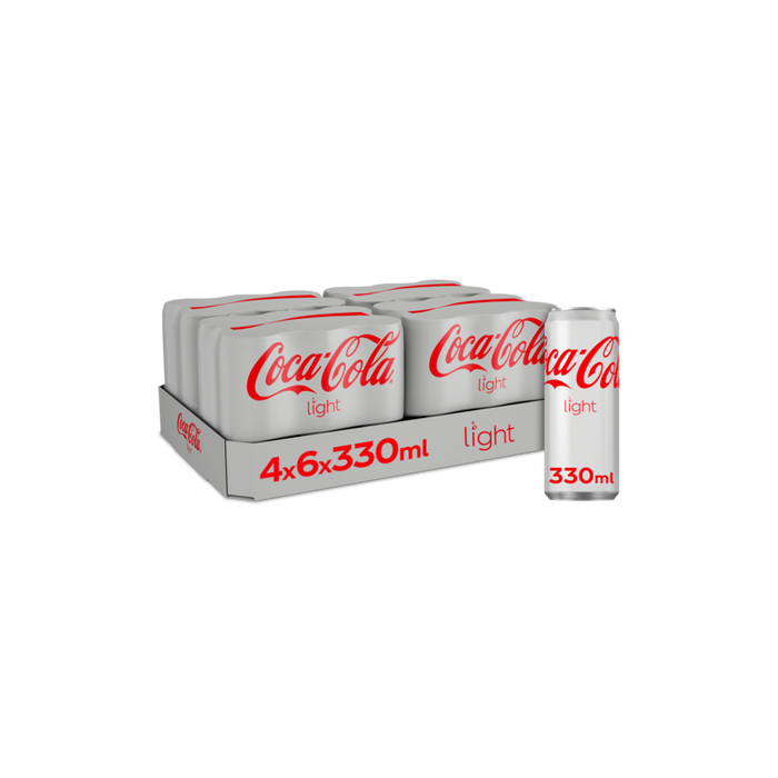 COCA LIGHT CAN 24x33cl