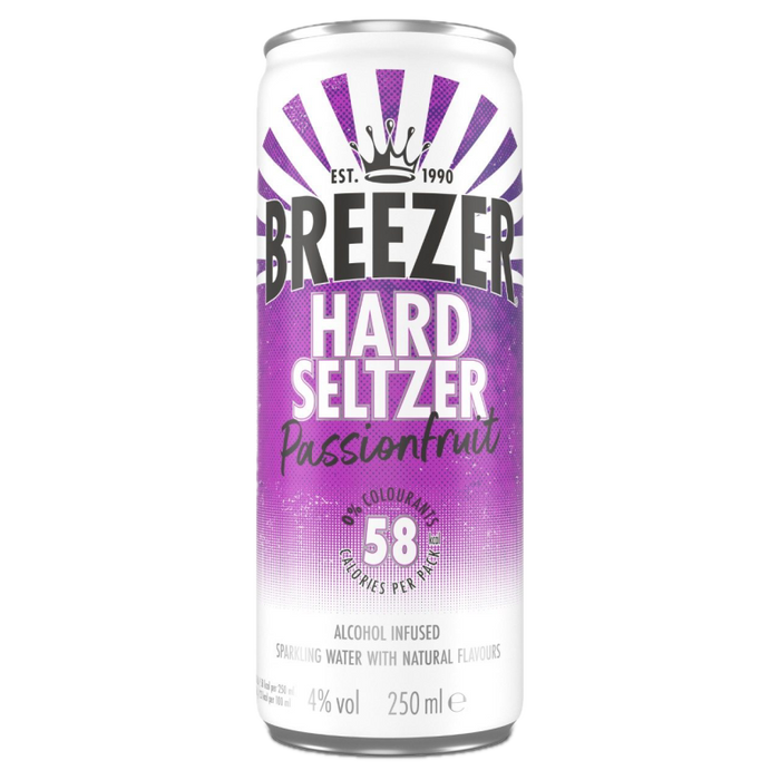 BREEZER HARD SELTZER PASSION 12x25cl CAN