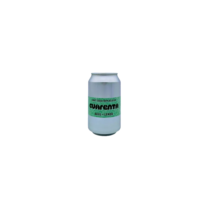 CUARENTA BASIL LEMON 24X33cl CAN