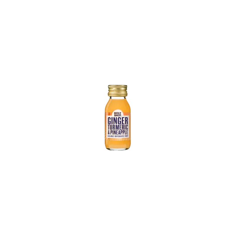 HOLYSHOT DETOX GINGER TURMERIC & PINEAPPLE 12x60ml