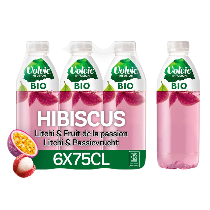 VOLVIC INFUSION HIBISCUS 6X75CL